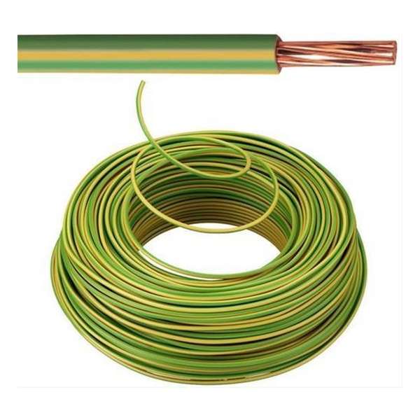 VOB - Eca Installatiedraad - 16 mm² - Geel/Groen H07V-R ( R100 ) VOB - Eca Installatiedraad - 16 mm² - Geel/Groen H07V-R ( R100 )