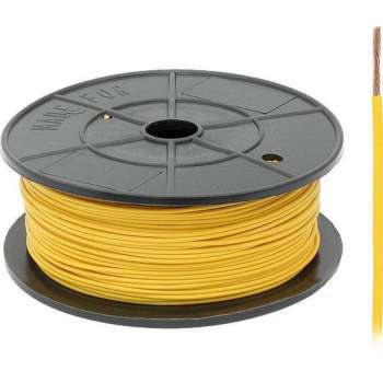 FLRY -B kabel - 1x 0,75mm - Geel - Rol 100 meter