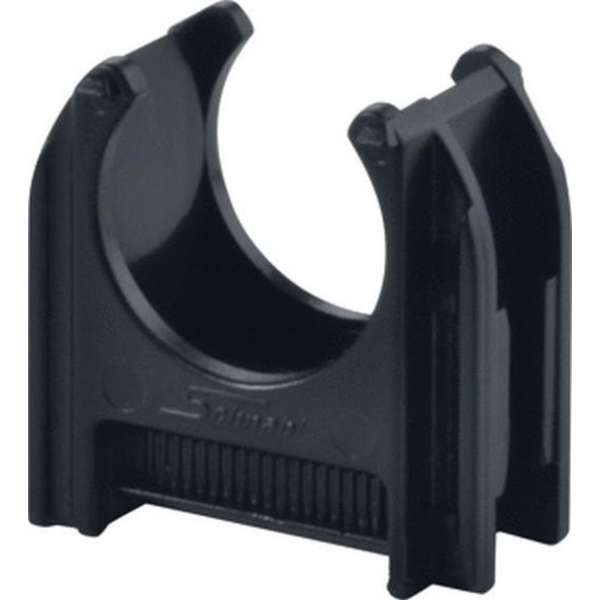 SCHB kabelbuisklem EC, kunstst, zw, v/buisdiam 17.6 - 18.6mm SCHB kabelbuisklem EC, kunstst, zw, v/buisdiam 17.6 - 18.6mm