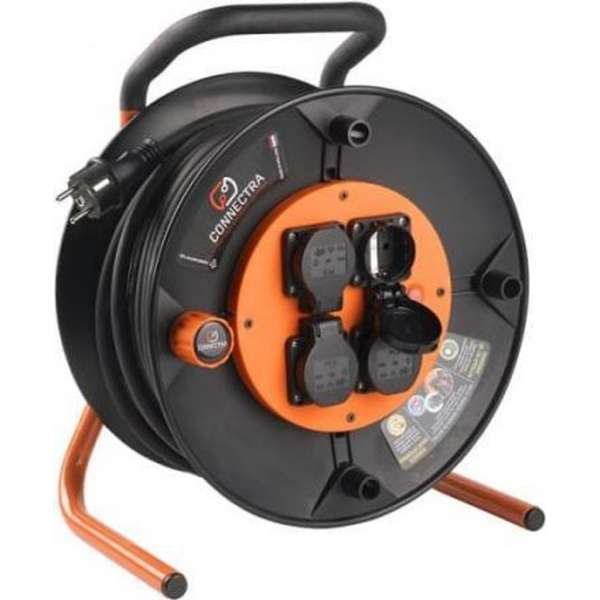 Connectra kabelhaspel EXPERT PRO H07RN-F 3 x 1.5 mm² 40 meter Connectra kabelhaspel EXPERT PRO H07RN-F 3 x 1.5 mm² 40 meter
