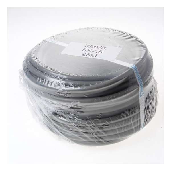 Algemeen Buitenkabel xmvk 5 x 2.5mm² x 25 meter (Prijs per stuk) Algemeen Buitenkabel xmvk 5 x 2.5mm² x 25 meter (Prijs per stuk)