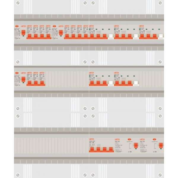 3 fase groepenkast met 11 licht groepen en 5 krachtgroepen 3 fase groepenkast met 11 licht groepen en 5 krachtgroepen