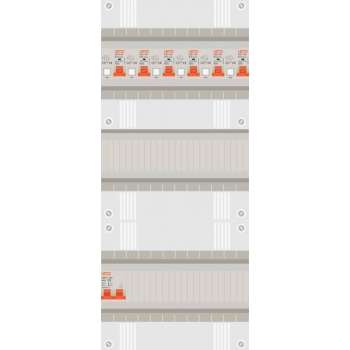 1 fase groepenkast met 6 aardlekautomaten