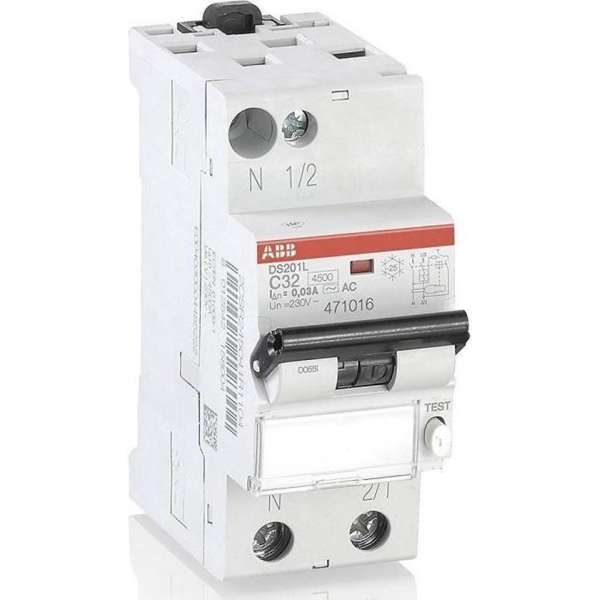 ABB-faseverschilschakelaar plus neutraal (PH / N) 32 A ABB-faseverschilschakelaar plus neutraal (PH / N) 32 A