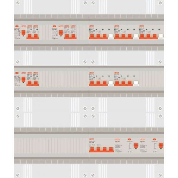 3 fase groepenkast met 6 licht groepen en 5 krachtgroepen 3 fase groepenkast met 6 licht groepen en 5 krachtgroepen