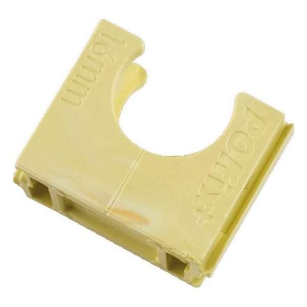 PIPE drukzadel Polfix Polivolt, kunstst, cr\xe8me, diam 32mm PIPE drukzadel Polfix Polivolt, kunstst, cr\xe8me, diam 32mm
