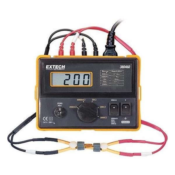 EXTECH 380462: Precision Milliohm Meter (220V) EXTECH 380462: Precision Milliohm Meter (220V)