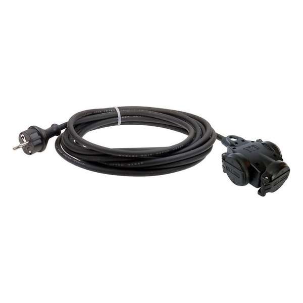 Hang-Driewegblok Rubber 3G2,5 5M Neopreen Hang-Driewegblok Rubber 3G2,5 5M Neopreen