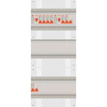 1 fase groepenkast met 5 licht groepen en kookgroep