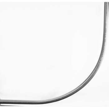 Dyka Straalbocht 2x spie 90° PVC grijs 110 x 890 x radius 660mm