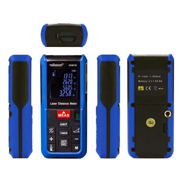 AFSTANDSMETER MET LASER - 60 m AFSTANDSMETER MET LASER - 60 m