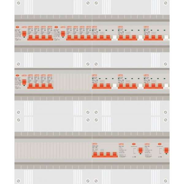 3 fase groepenkast met 12 licht groepen en 6 krachtgroepen 3 fase groepenkast met 12 licht groepen en 6 krachtgroepen