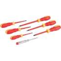 Silverline 928227 VDE soft-grip elektriciens Schroevendraaierset
