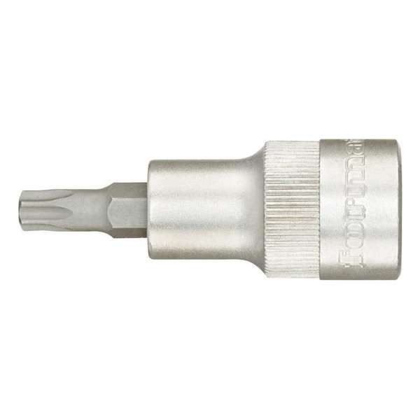 "Schroevendraaier-inzetstuk CV-staal 1/2", T 50x60mm FORMAT" "Schroevendraaier-inzetstuk CV-staal 1/2", T 50x60mm FORMAT"