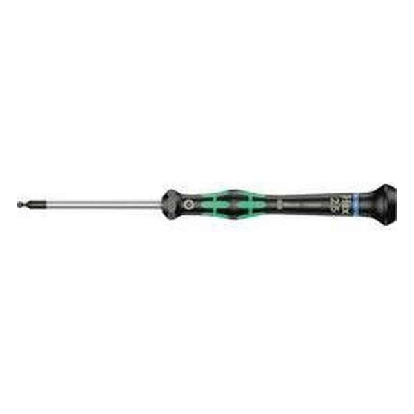 Elektronica-schroevendraaier 6-kant, met bolkop 2,5mm Wera Elektronica-schroevendraaier 6-kant, met bolkop 2,5mm Wera