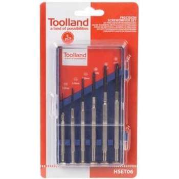 Set Van 6 Precisieschroevendraaiers