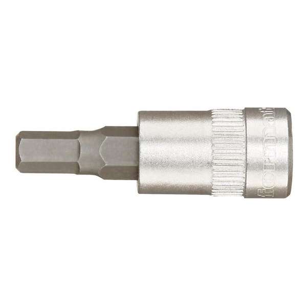 "Schroevendraaier-dopsleutel voor binnenzeskantschroeven CV-staal 1/4", 6x36mm" "Schroevendraaier-dopsleutel voor binnenzeskantschroeven CV-staal 1/4", 6x36mm"
