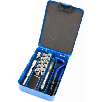 BGS Schroefdraadreparatieset - 29-delig - Zwart, Blauw - 520 Gram - formaat M6 x 1