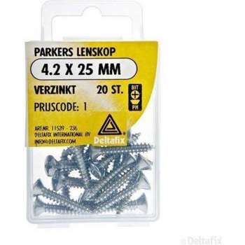 PARKERS LENSKOP 4.2 25 MM  VERZINKT 20 ST.