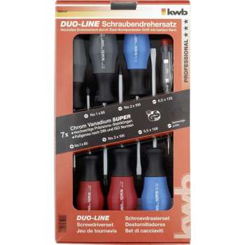 KWB Duo Schroevendraaierset 6600-07 - 7 st