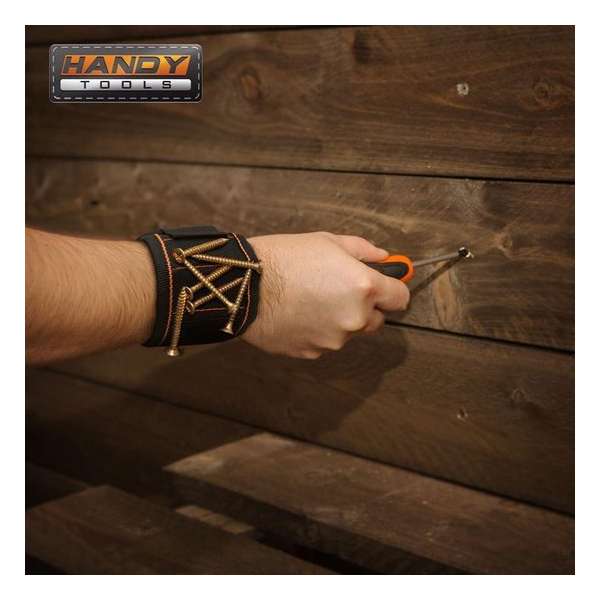 Handy Magnetische Polsband - Zwart Handy Magnetische Polsband - Zwart