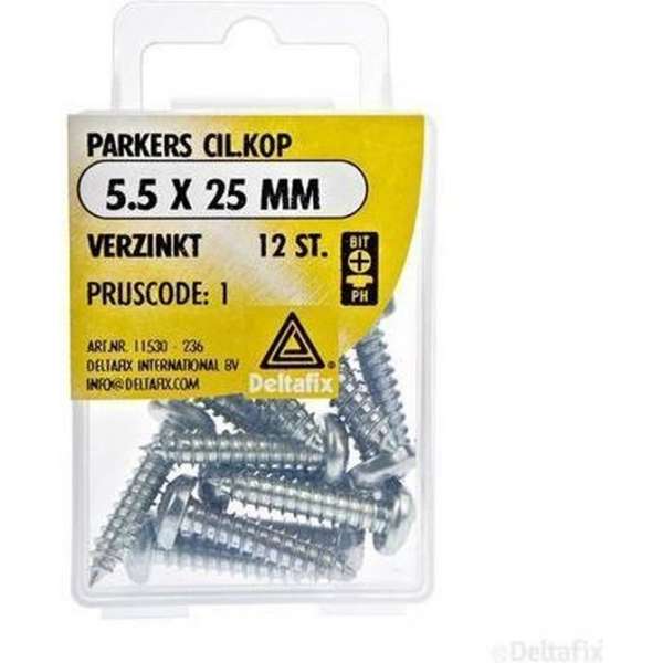 Spaanplaatschroeven Cilnderkop Verzinkt 5.5x25mm Spaanplaatschroeven Cilnderkop Verzinkt 5.5x25mm