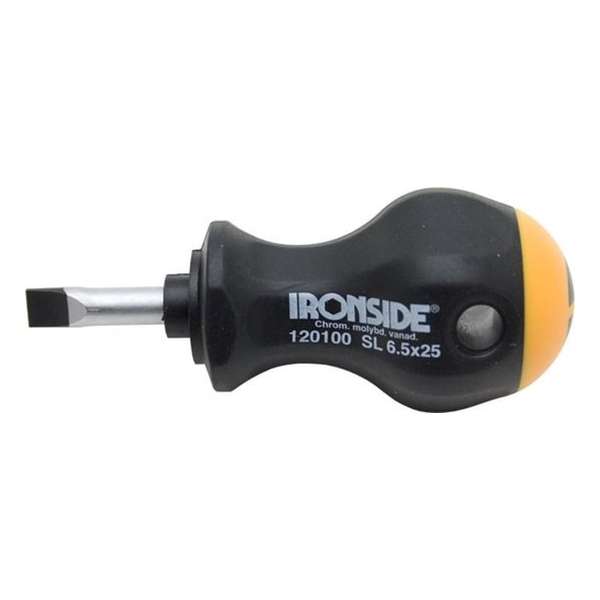 Ironside Schroevendraaier stubby 5.5 x 25mm Ironside Schroevendraaier stubby 5.5 x 25mm