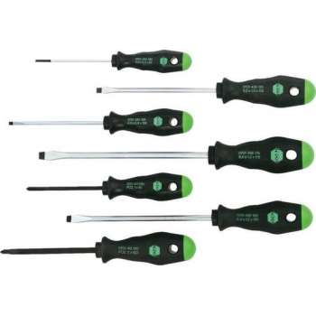 Reca Schroevendraaierset 2K - 7 delig - Sleuf + PZ voor spaanplaatschroeven