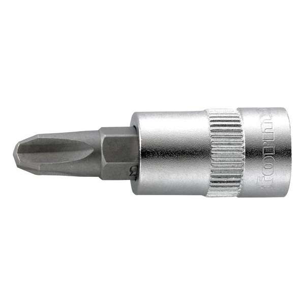 "Schroevendraaier-inzetstuk CV-staal 1/4", PH4x36mm FORMAT" "Schroevendraaier-inzetstuk CV-staal 1/4", PH4x36mm FORMAT"