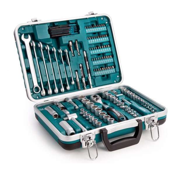 Makita Accessoires P-90635 Handgereedschapset 118-delig in koffer Makita Accessoires P-90635 Handgereedschapset 118-delig in koffer