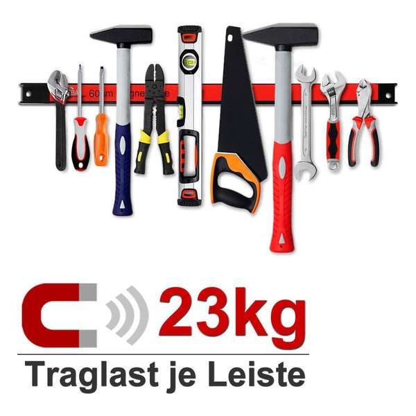Gereedschaphouder - Magnetisch - Magneetstrip - Opbergsysteem Voor Gereedschap - Ophang Strip Gereedschaphouder - Magnetisch - Magneetstrip - Opbergsysteem Voor Gereedschap - Ophang Strip