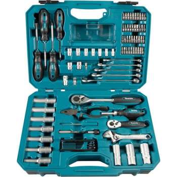 Makita Handgereedschapset 87-delig In kunststof koffer