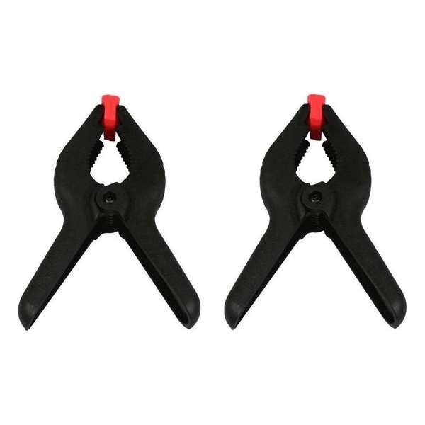 Set van 8x stuks plastic hobby/camping zeilklemmen 15 cm - Veerklemmen voor o.a. dekzeilen Set van 8x stuks plastic hobby/camping zeilklemmen 15 cm - Veerklemmen voor o.a. dekzeilen