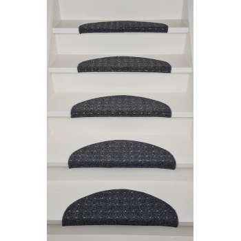 halve maan trapmat traploper 15 st trafalgar beige dot's