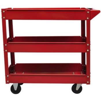 vidaXL - Gereedschapswagen Gereedschap Trolley 3 schappen 140156