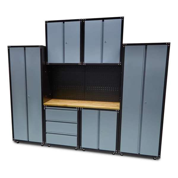 HBM 9-delige modulair werkplaats systeem HBM 9-delige modulair werkplaats systeem