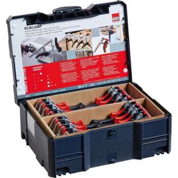 Bessey KLI-S KliKlamp 16-delige Lijmklemmenset in T-Loc