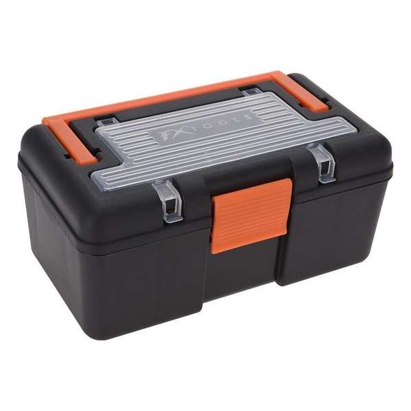 Gereedschapskist/koffer 25 x 15 x 11 cm - Gereedschap opbergen - Klusbenodigdheden - Gereedschapskisten