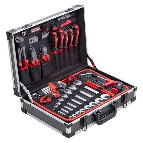 Meister WU8971460 Gereedschapsset in Aluminium Koffer 121-delig Meister WU8971460 Gereedschapsset in Aluminium Koffer 121-delig