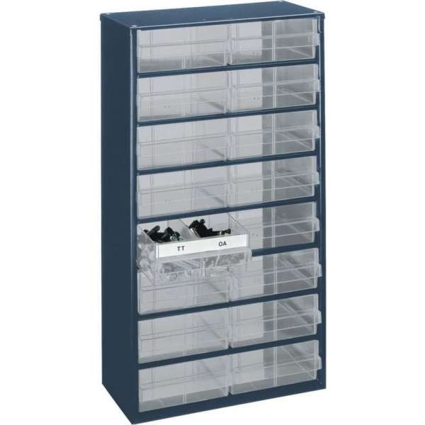 Raaco Ladenkast - 16 laden - Metalen frame - 1216-04 Raaco Ladenkast - 16 laden - Metalen frame - 1216-04