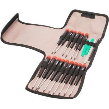 Precisiegereedschap set - 19-delig - Met etui
