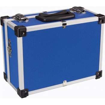 ALUMINIUM GEREEDSCHAPSKOFFER - 320 x 230 x 155 mm - BLAUW