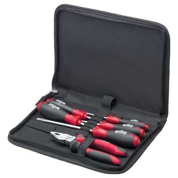 Wiha 9300019 33970 Handwerker Gereedschapsset In Tas 6-Delig Wiha 9300019 33970 Handwerker Gereedschapsset In Tas 6-Delig
