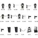 Raaco Super Clip Set - 53 stuks - Voor Raaco Super Clip Gereedschapsborden