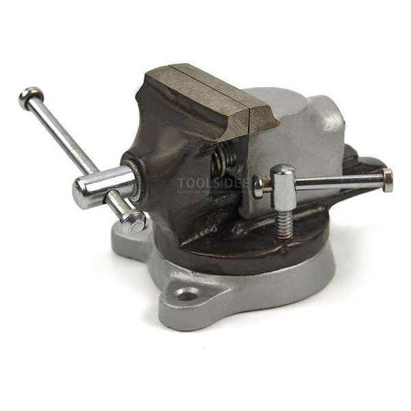 HBM 50 mm Bankschroef met Draaibaar Onderstel HBM 50 mm Bankschroef met Draaibaar Onderstel