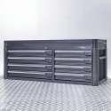 Datona® Gereedschapskist tech-line 125 cm - Mat Zwart