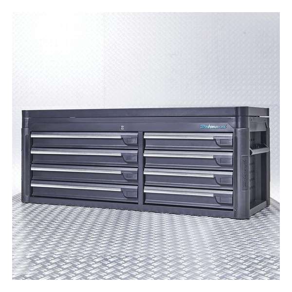 Datona® Gereedschapskist tech-line 125 cm - Mat Zwart Datona® Gereedschapskist tech-line 125 cm - Mat Zwart