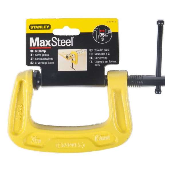 STANLEY Bailey Lijmklem - 75 mm STANLEY Bailey Lijmklem - 75 mm