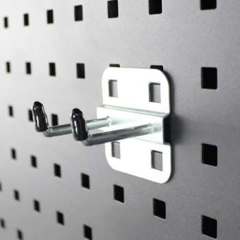 Datona® Gereedschapshaak dubbel - 20 cm (10 stuks)