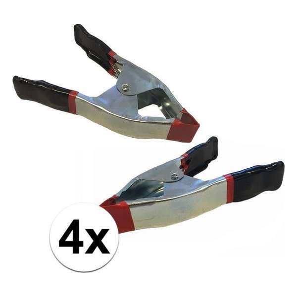 4x lijmklemmen / marktklemmen - 15 cm - veerklemmen / zeilklemmen 4x lijmklemmen / marktklemmen - 15 cm - veerklemmen / zeilklemmen